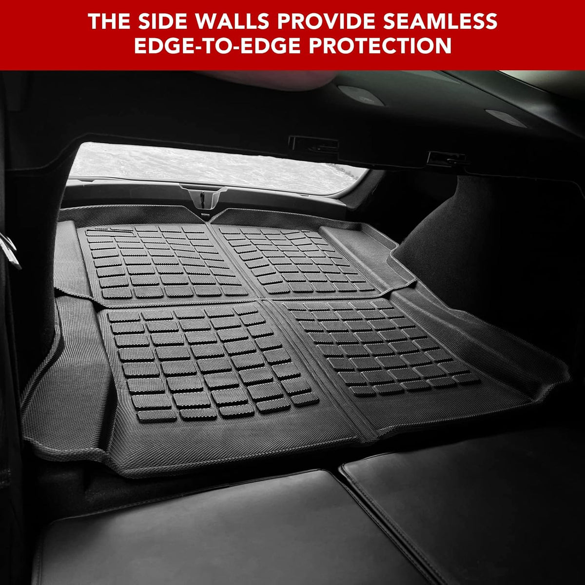 Heavy Duty Rear Trunk Cargo Mat V95709