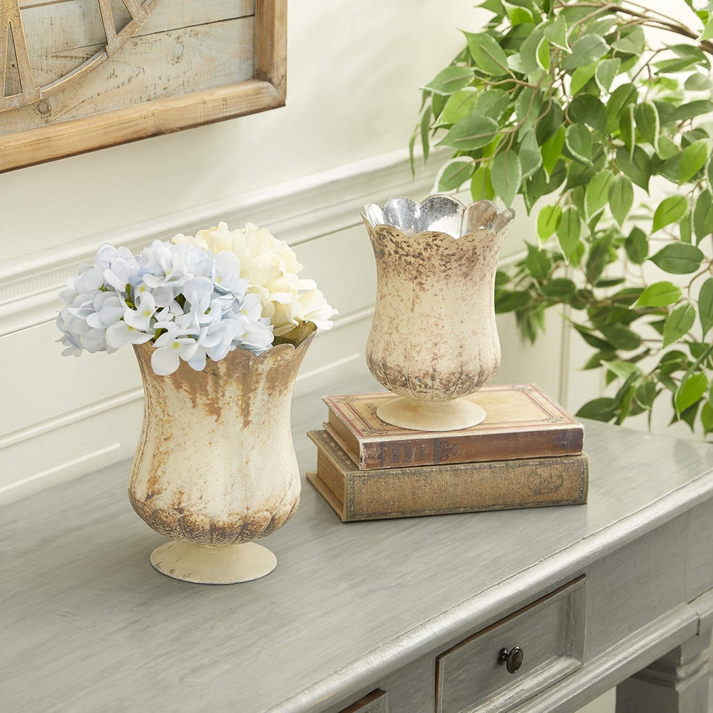 Silver Candle Holder Set of 2 L8512
