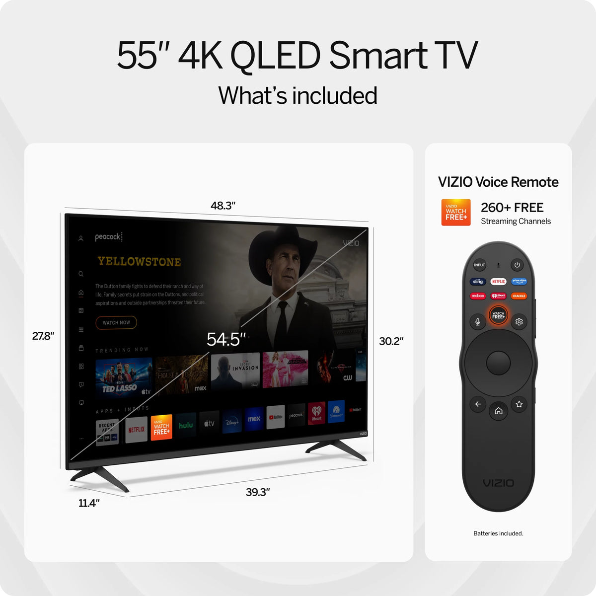 55 Class Quantum 4K QLED HDR Smart TV Y5435