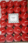 24 Christmas Red Scented Votive Candles Y12189