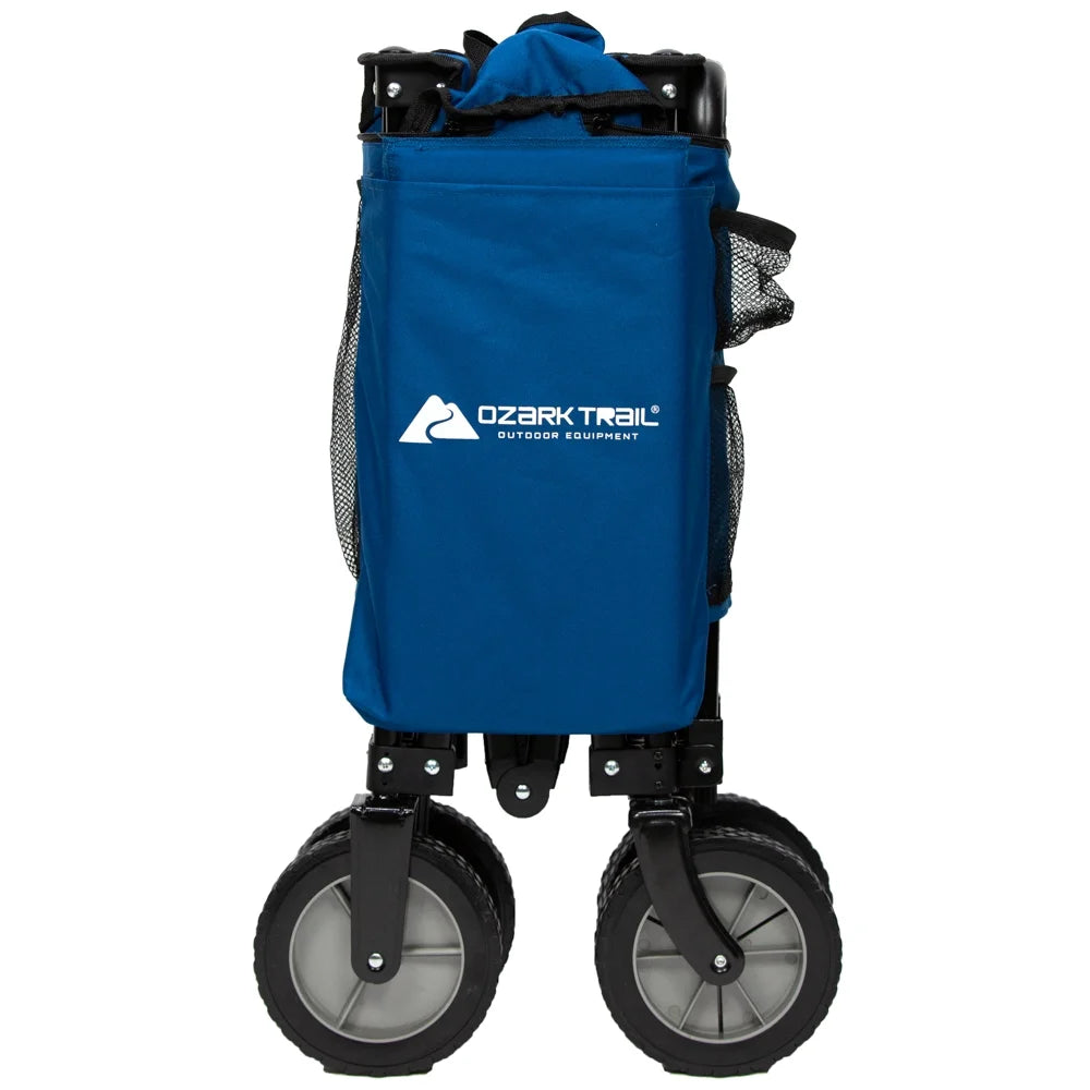 Blue Polyester Quad Fold Camping Wagon X9228