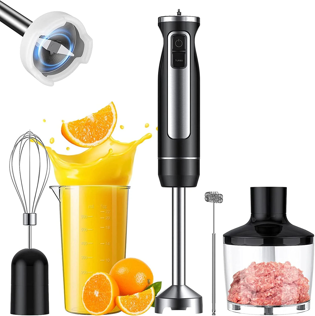 500 Watt 8 Speed Immersion Hand Blender I6954