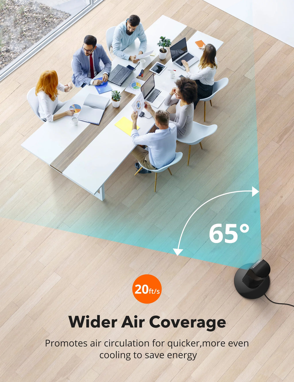 Bladeless Oscillating Tower Fan with Remote L392850