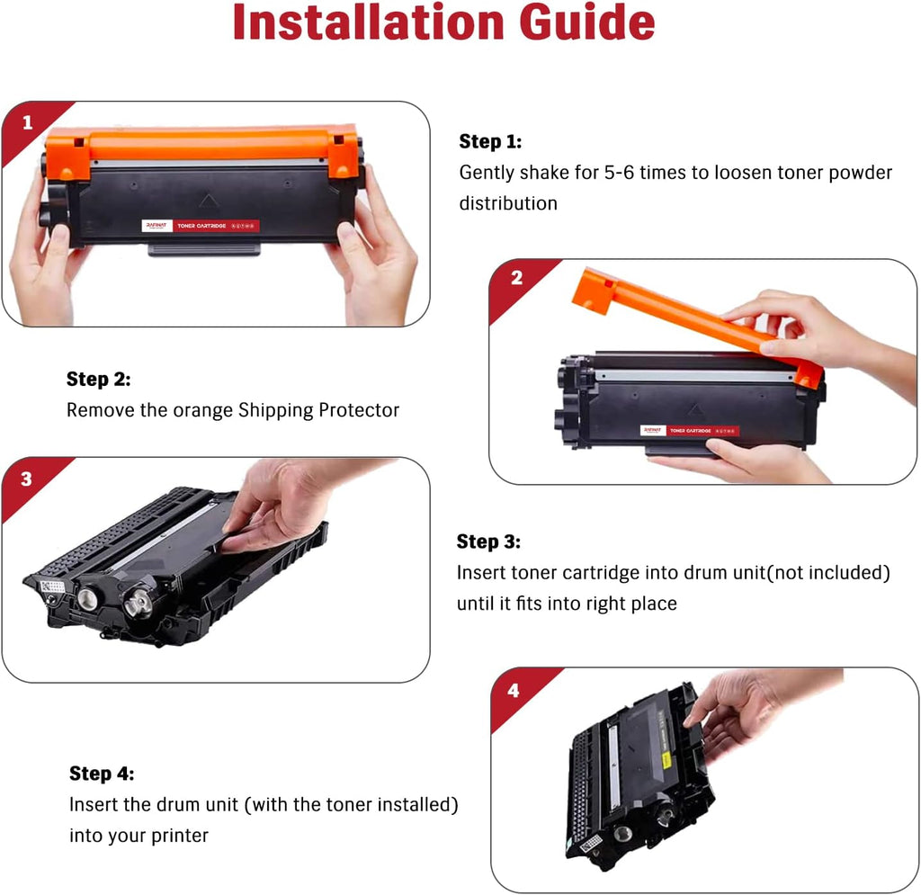 TN660 Black Toner Cartridge 2 Pack E375