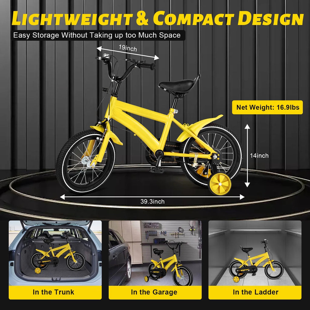 14 Children's Bicycle with Removable Training Wheels P935