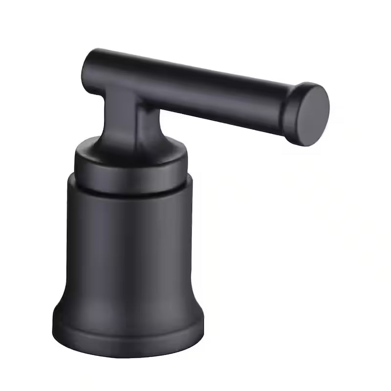 4 in. Centerset 2-Handle High-Arc Bathroom Faucet in Matte Black O13782