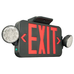 LED Combo Exit Emergency Unit with Ni-Cad Battery T55445