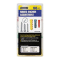 Ribbed Anchor Assortment, 165 Piece M6023