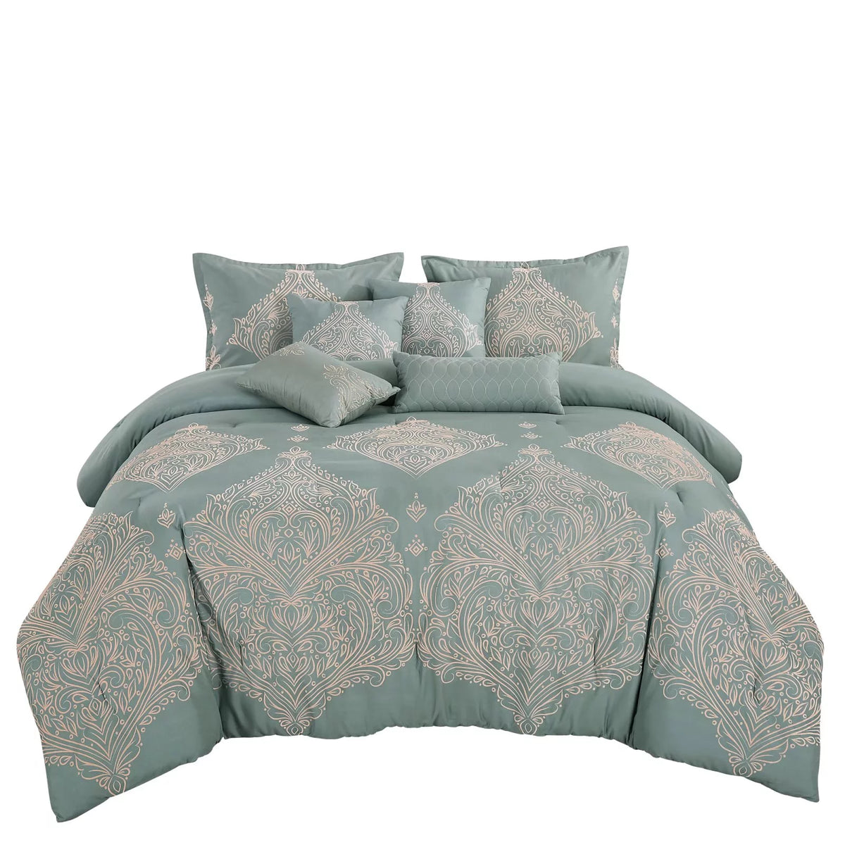 King 7 Piece Microfiber Comforter Set H21944