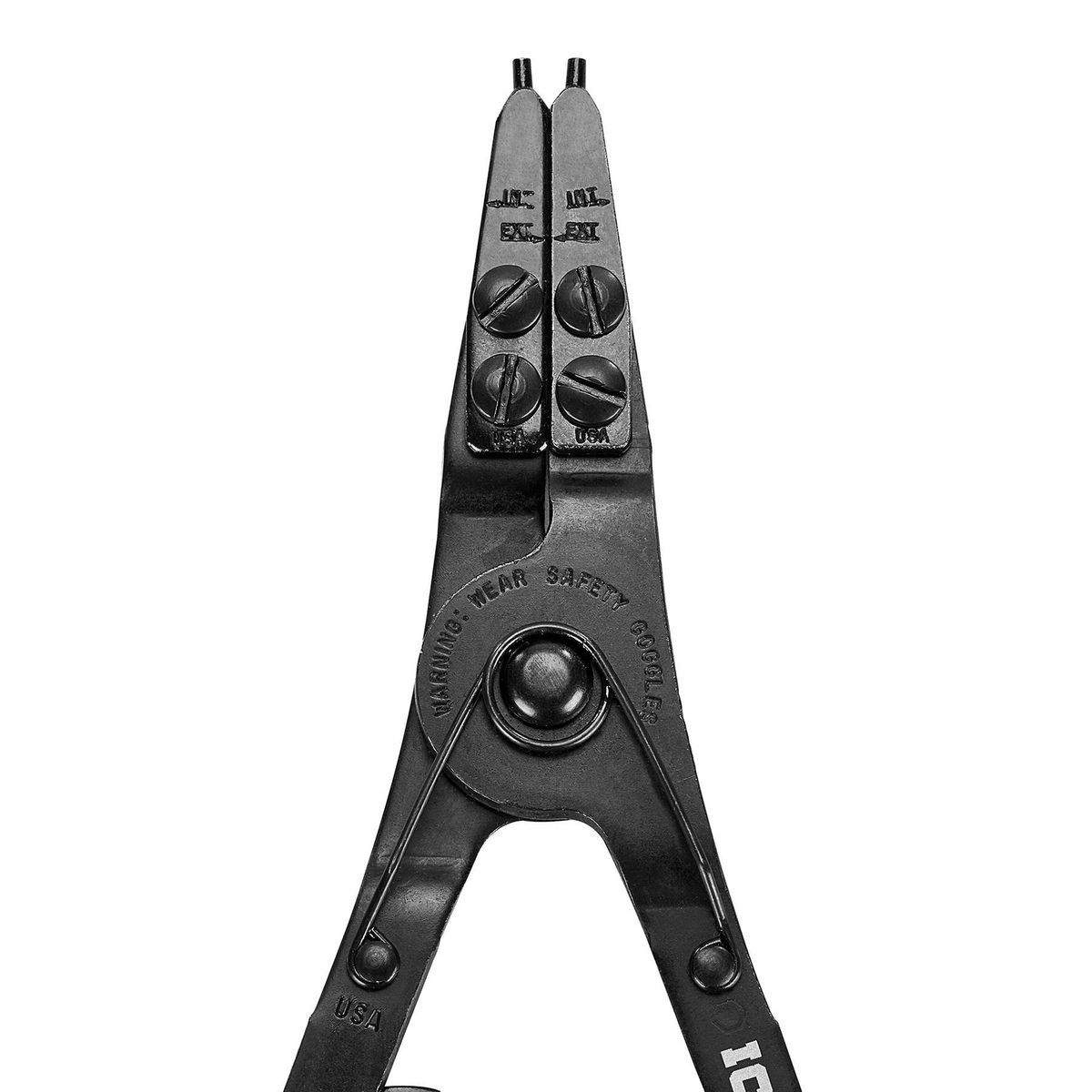 Ratcheting Retaining Ring Pliers Set with Replaceable Tips, 2-Piece Z70506