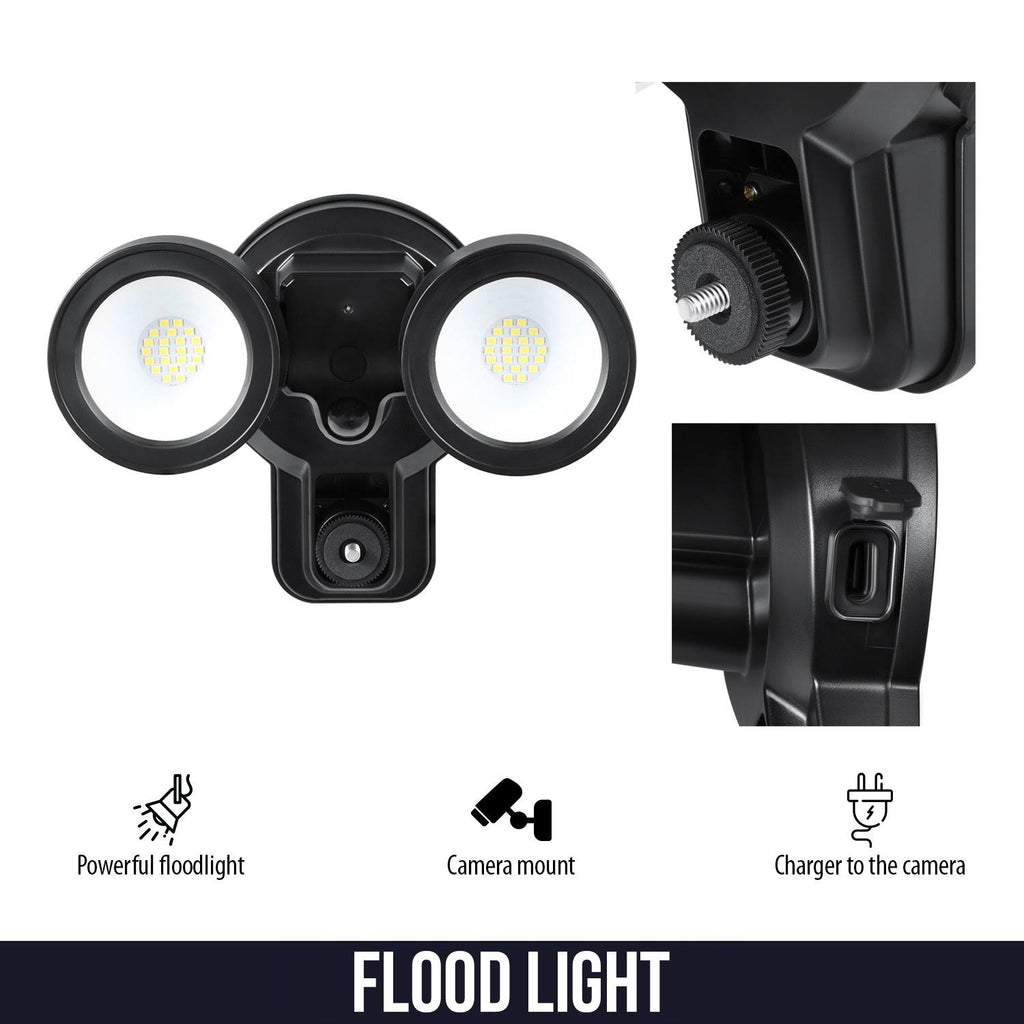 3-in-1 Floodlight, Charger and Mount (White) A986
