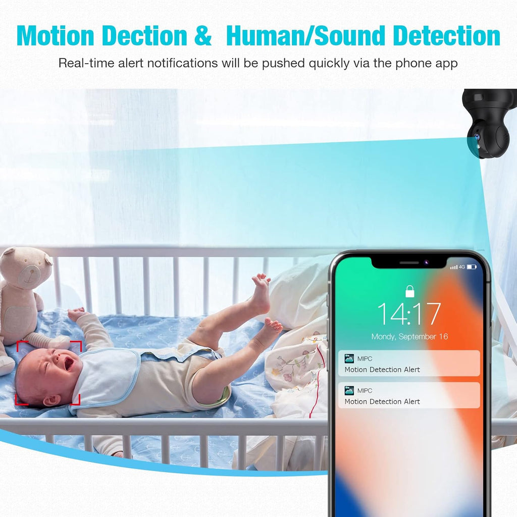 2K HD WiFi Pet Camera with Night Vision R654