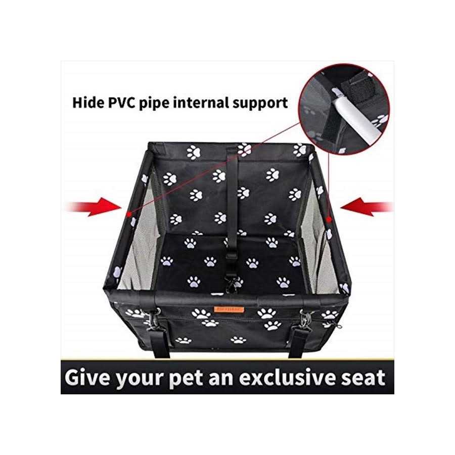 Portable Dog Booster Car Seat with Safety Leash V1226