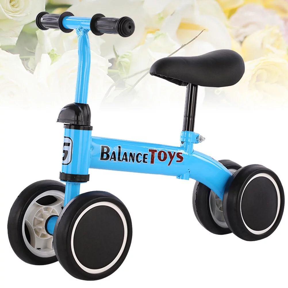 4 Wheels Blue Balance Bike A45299