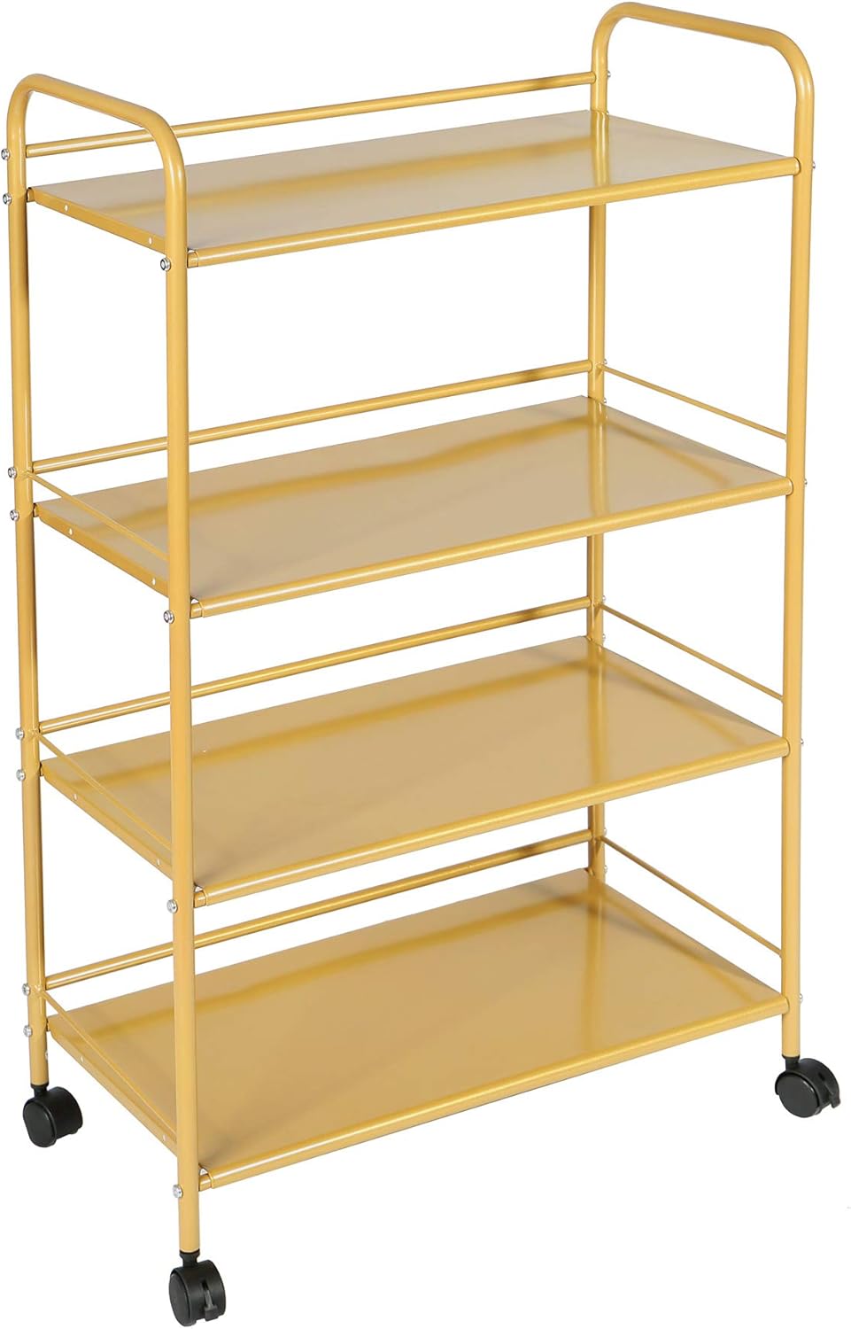 4-Tier Metal Rolling Utility Cart C278