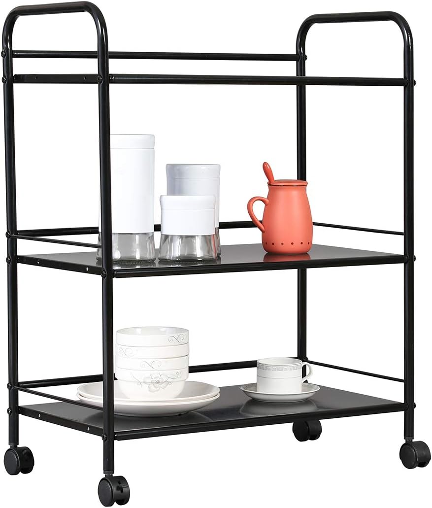 4-Tier Metal Rolling Utility Cart C278