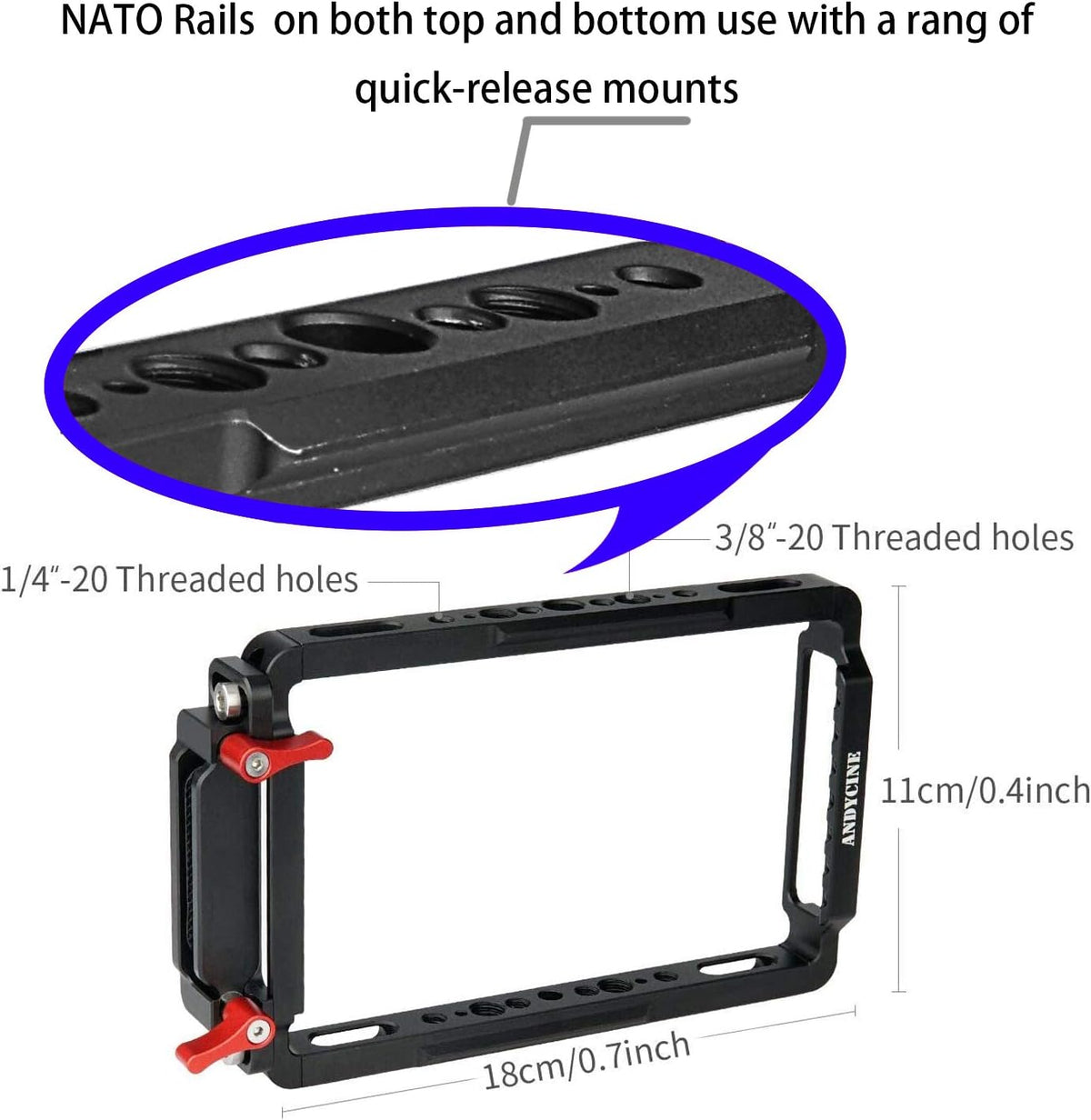 Monitor Cage with Sunhood A965182