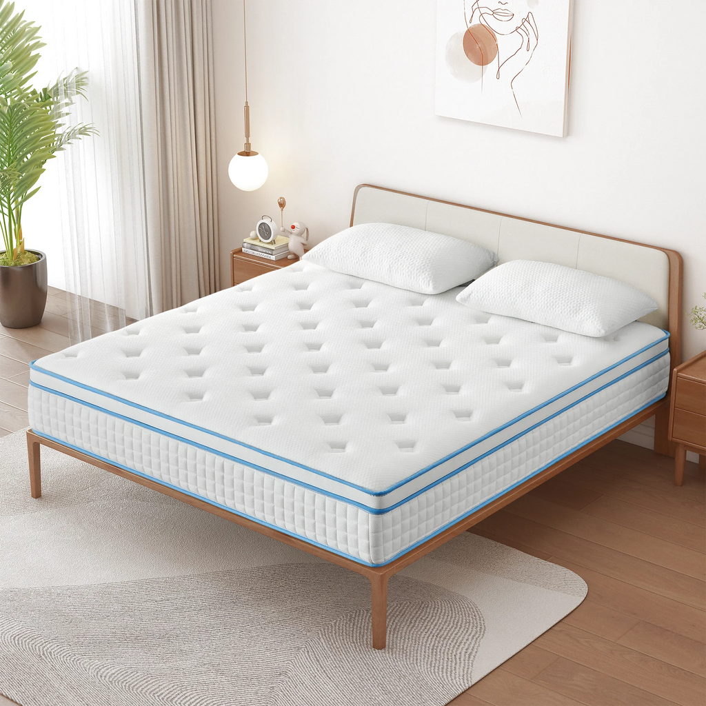Queen 14 Inch Hybrid Gel Memory Foam Pocket Innerspring Mattress R70645
