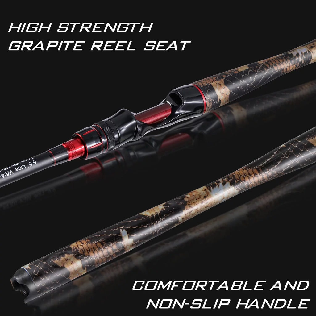 4 Piece Carbon Fiber Fishing Rod M6298