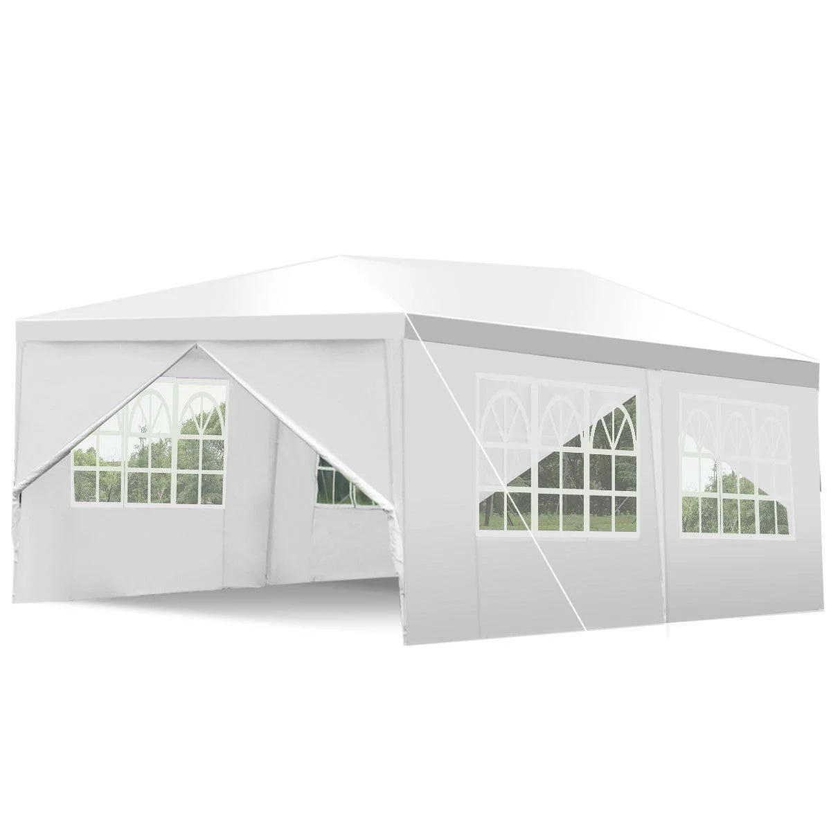 10'x20' Heavy Duty Canopy Tent with Side Walls V7736