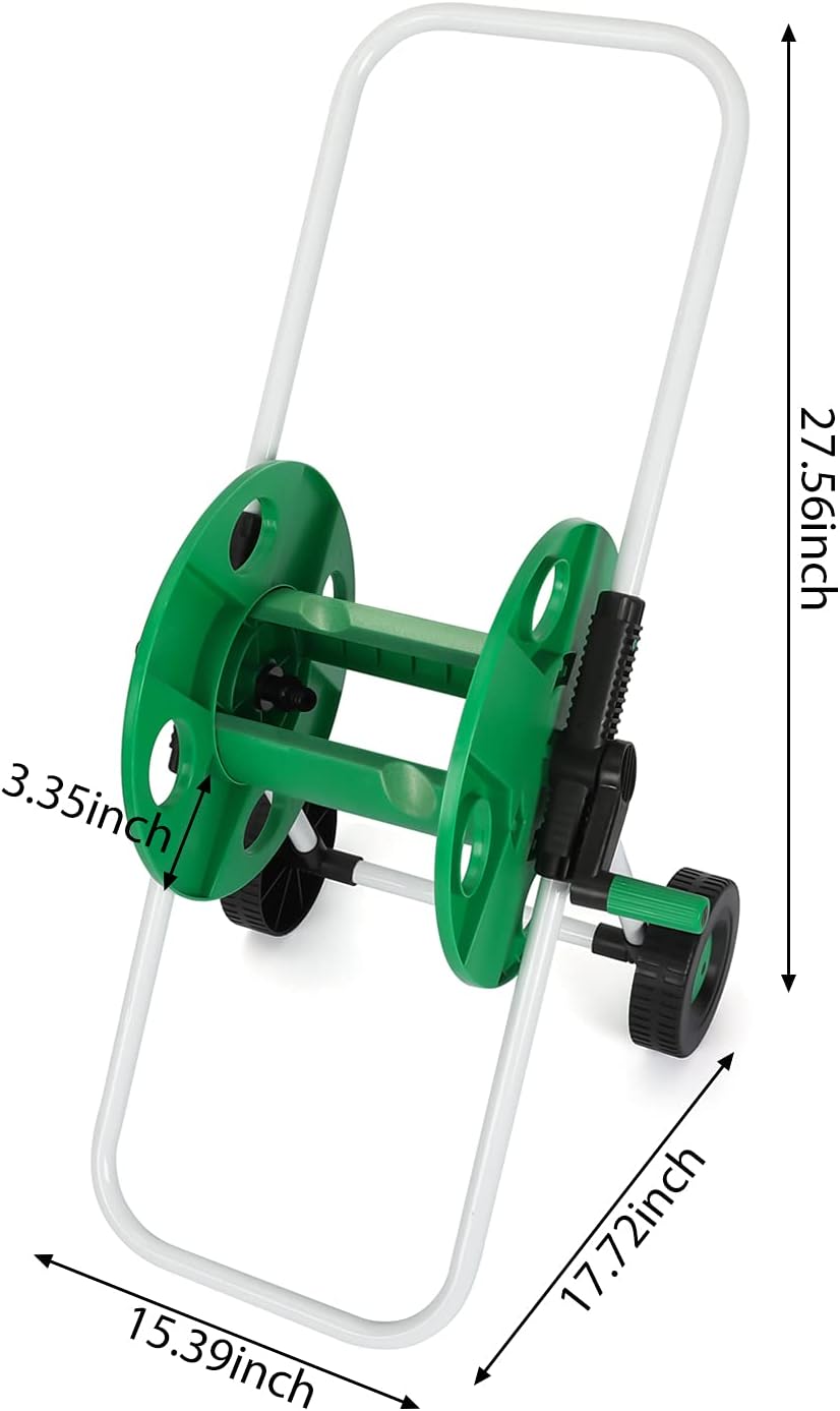 Garden Hose Reel Cart with Wheels A62027