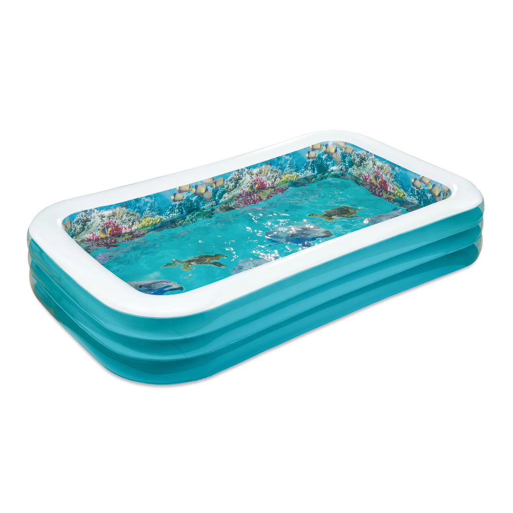 Inflatable Dolphin 3D Family Pool O9452