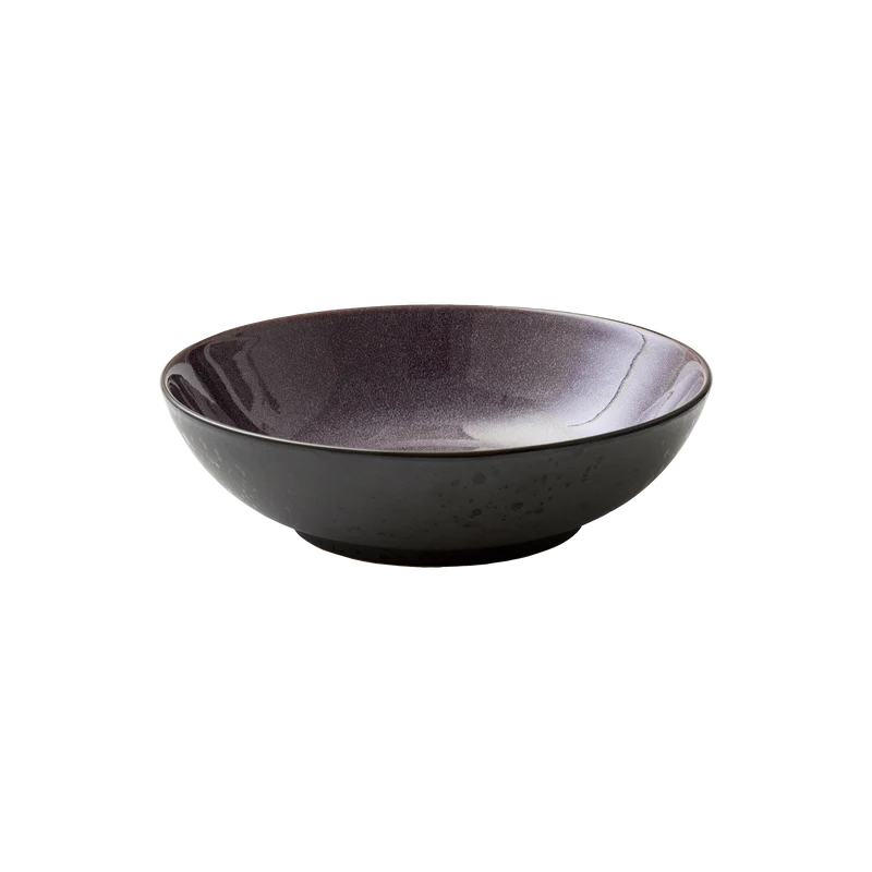 Black Lilac Salad Bowl 24cm L3442