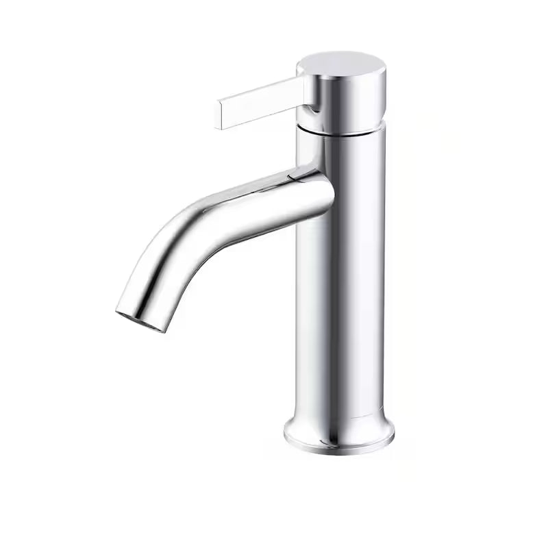 Single-Handle Single-Hole Bathroom Faucet in Chrome G606556