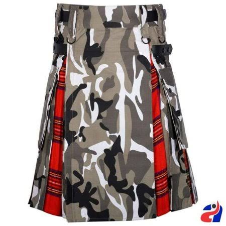 Tartan Utility Kilt Cargo Hybrid 36 P4225