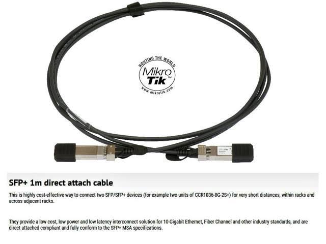 SFP+ 1m Direct Attach Cable T853