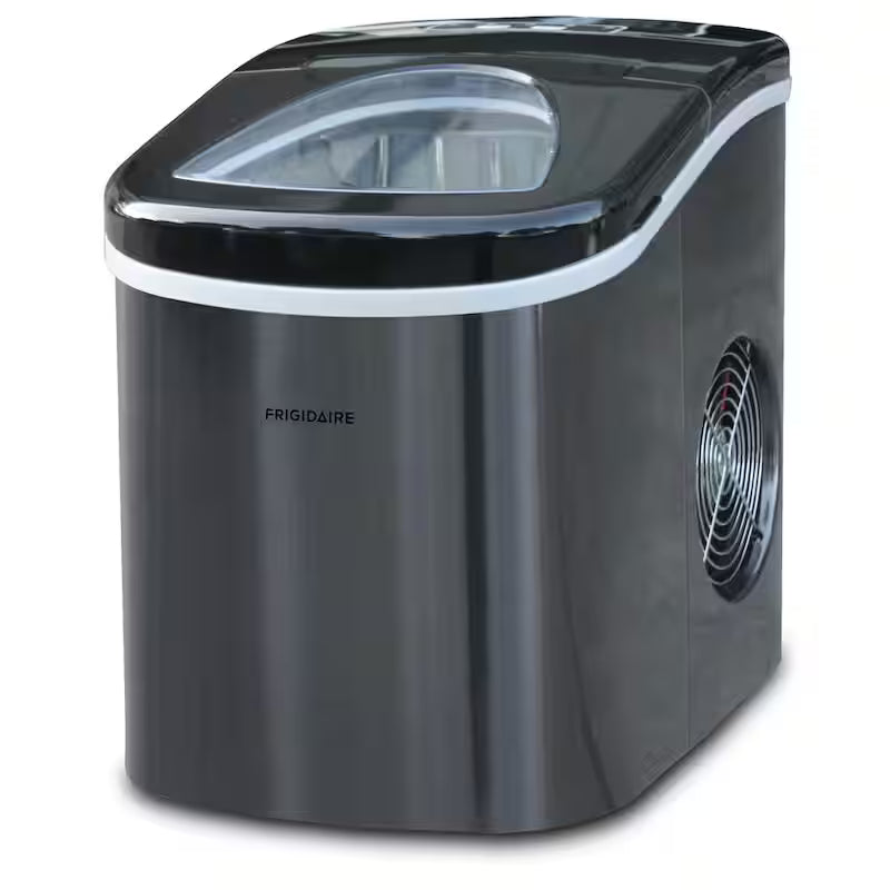 Portable Counter Top Ice Maker in Black Stainless A58183