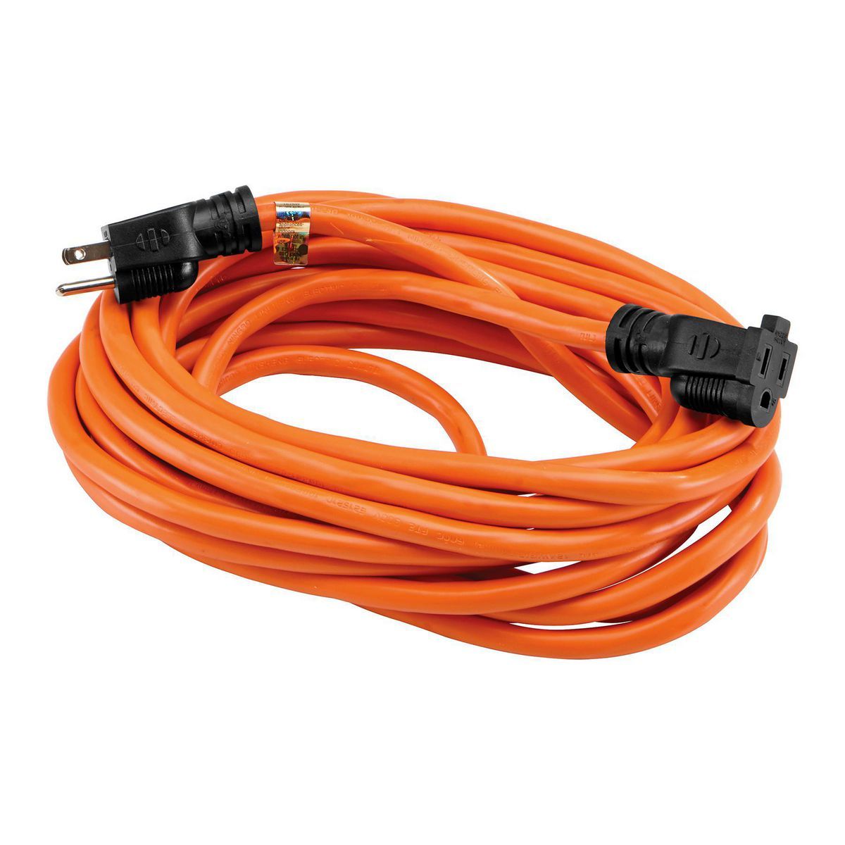 25 ft. 12/3 Gauge Outdoor Extension Cord, Orange I320258