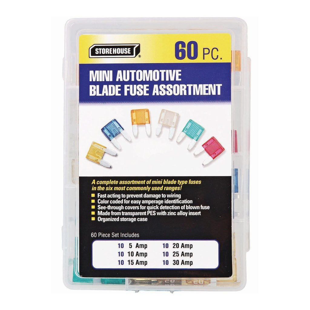Mini-Blade Fuse Set, 60-Piece C3714