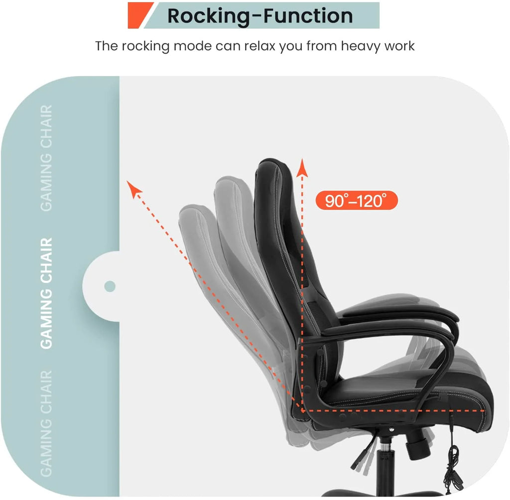 Black Executive Chair with Lumbar Support L20399