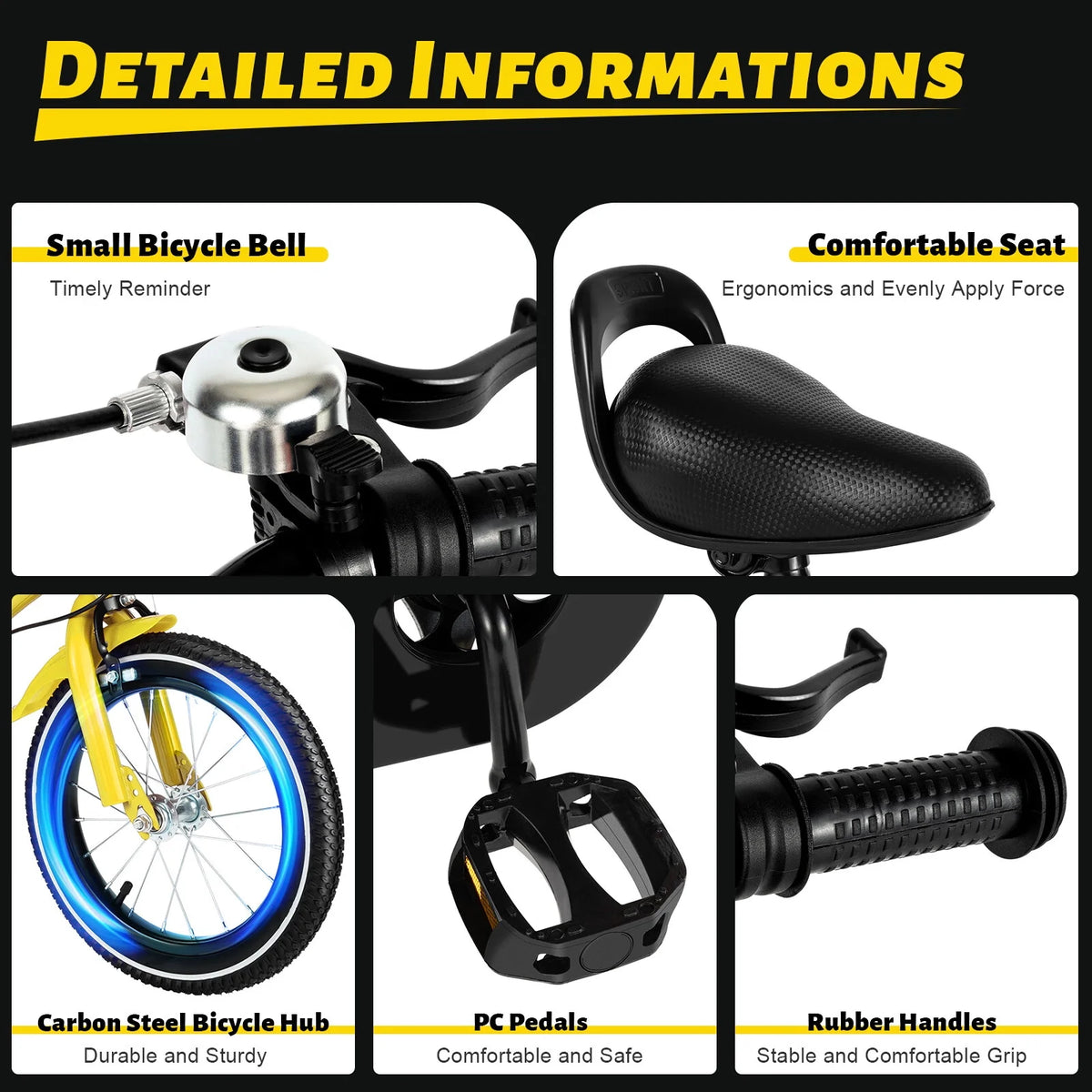 14 Children's Bicycle with Removable Training Wheels P935