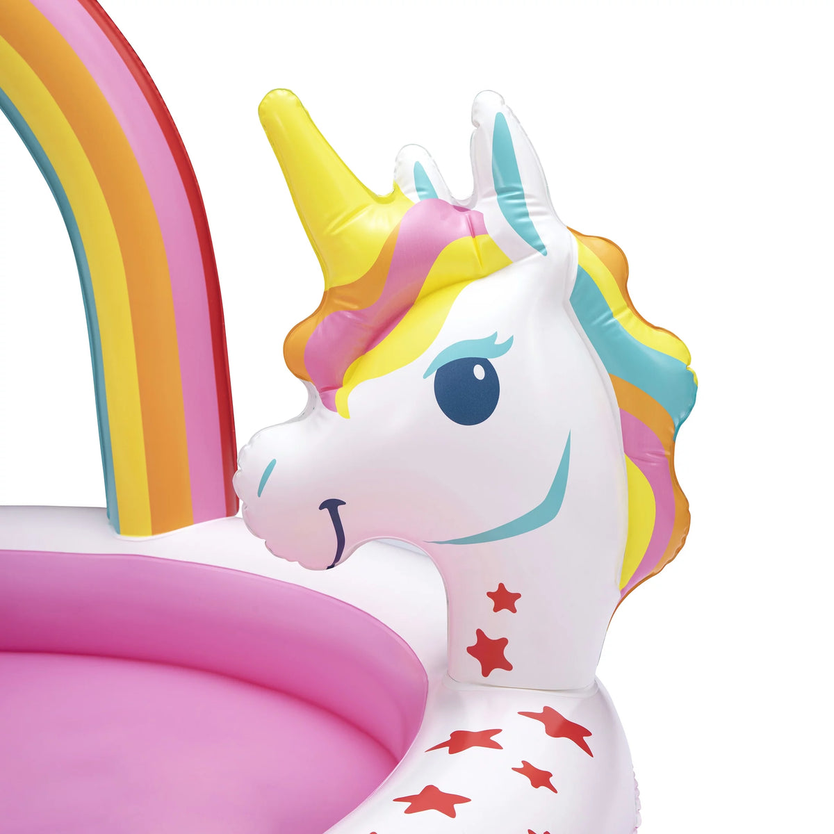 Rainbow Unicorn Kids Splash Pool with Sprinkler W945151
