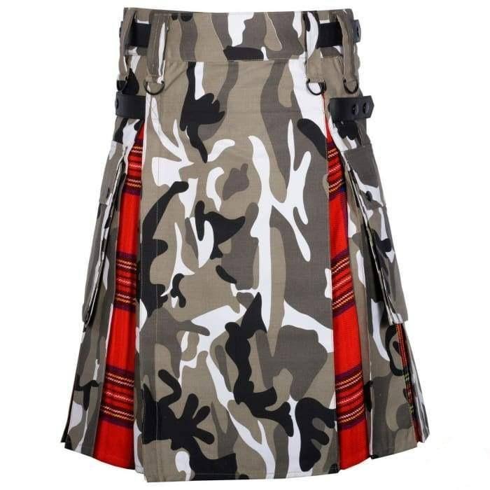 Tartan Utility Kilt Cargo Hybrid 36 P4225