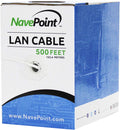 White 500ft Cat6 UTP Ethernet Cable E168