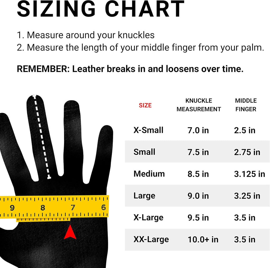 Leather Motorcycle Gloves with Touchscreen B522420