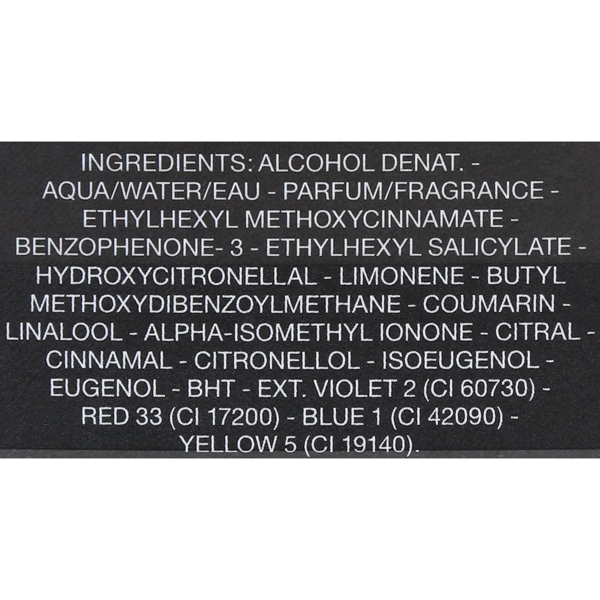 Eau de Toilette 3.3 oz L166