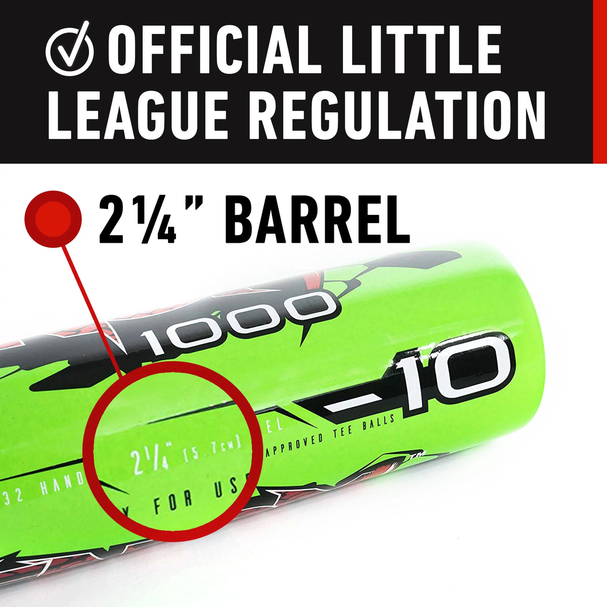 24 Inch 14 Ounce Youth Tee Ball Bat S2034