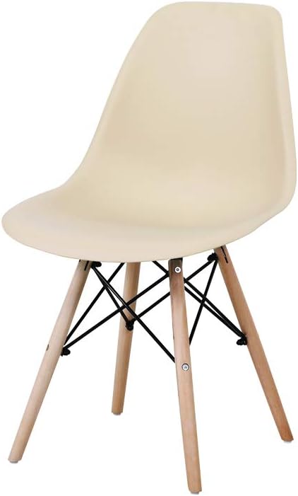 Black Plastic Shell Dining Chair Set of 1 G9800