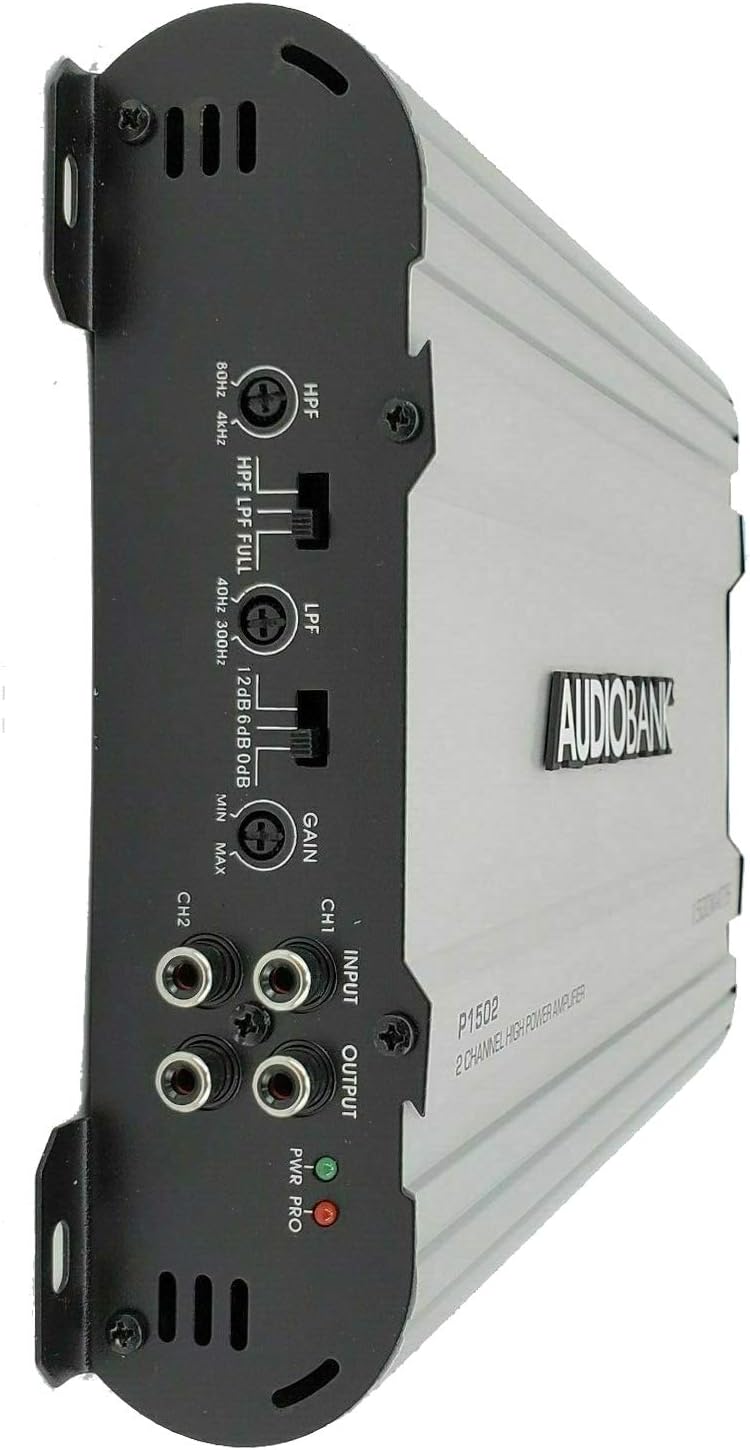 2 Channels 1500 WATTS Bridgedable Car Audio Stereo Amplifier N66205