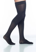 20-30 mmHg Black Thigh-High Compression Stockings I33847