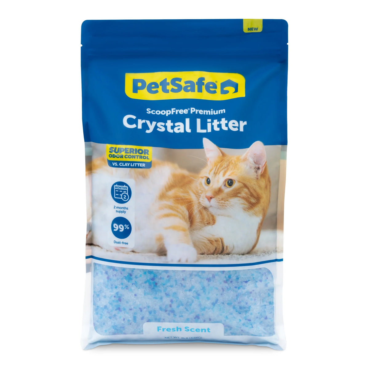 8 lb Silica Crystals Cat Litter Z336615