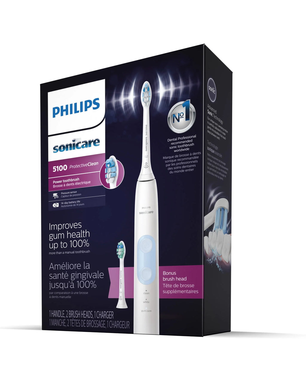 Rechargeable Electric Toothbrush Light Blue B9289