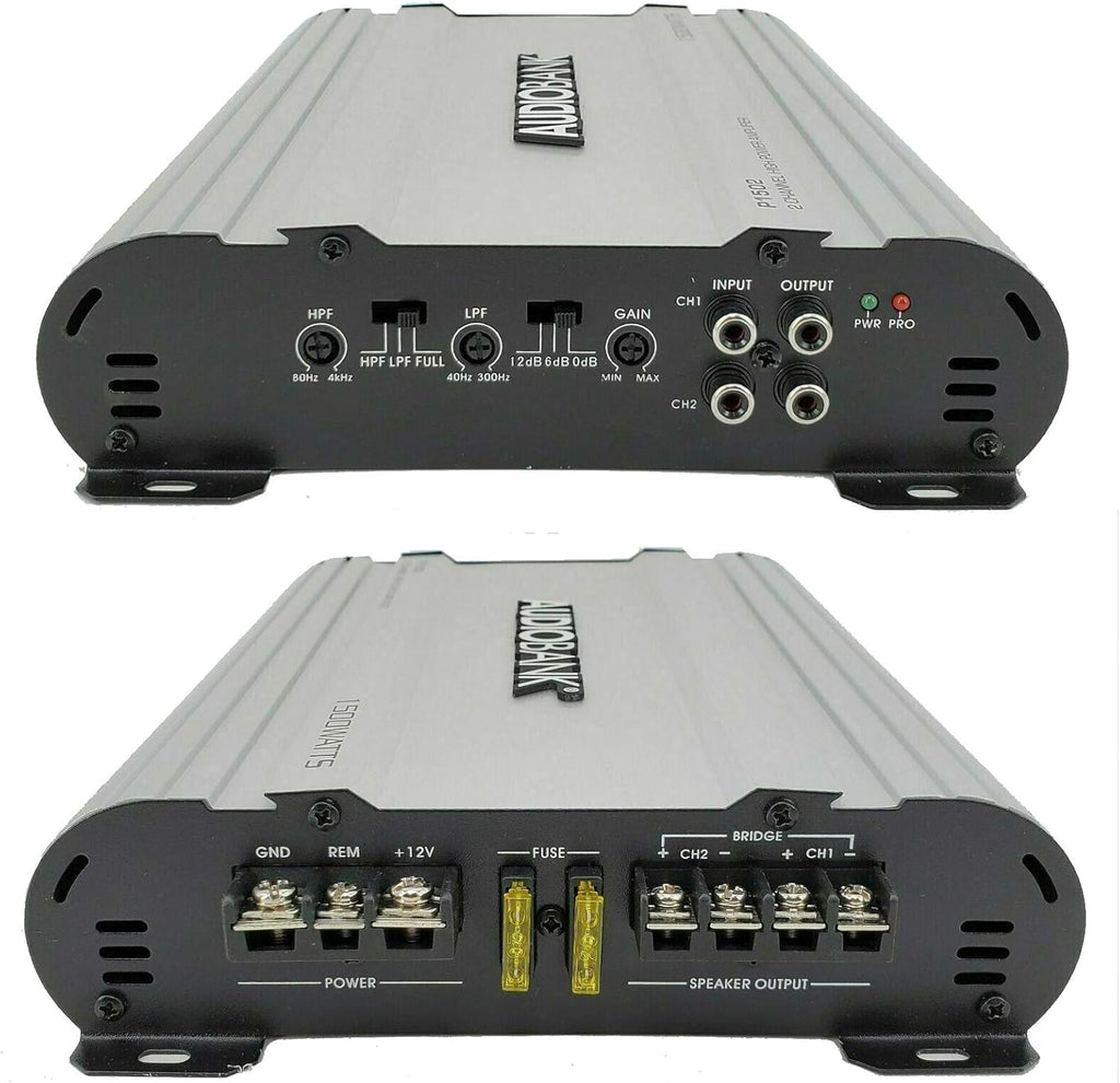 2 Channels 1500 WATTS Bridgedable Car Audio Stereo Amplifier N66205