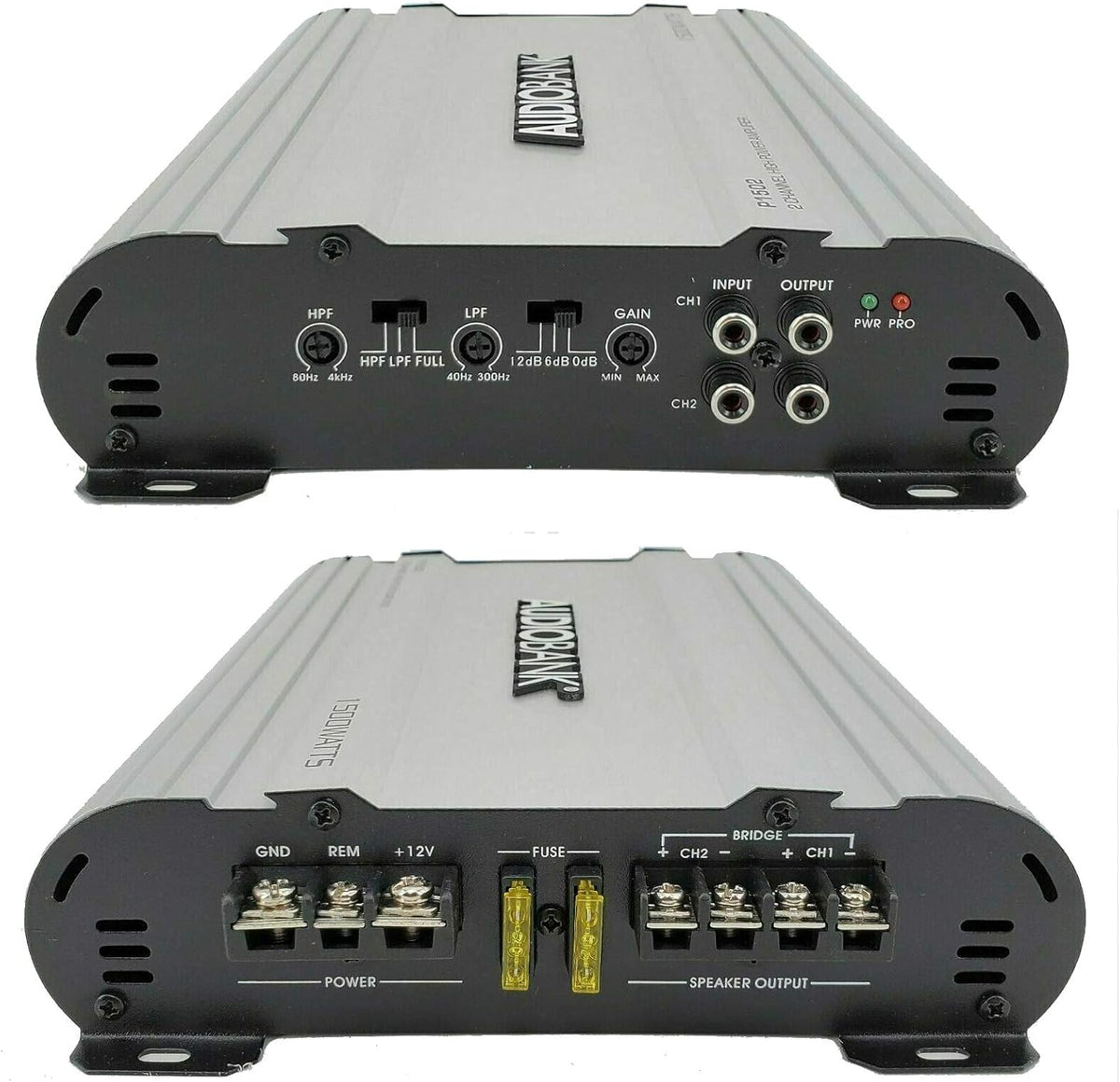 2 Channels 1500 WATTS Bridgedable Car Audio Stereo Amplifier N66205