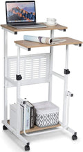 Height Adjustable Rolling Standing Desk W215