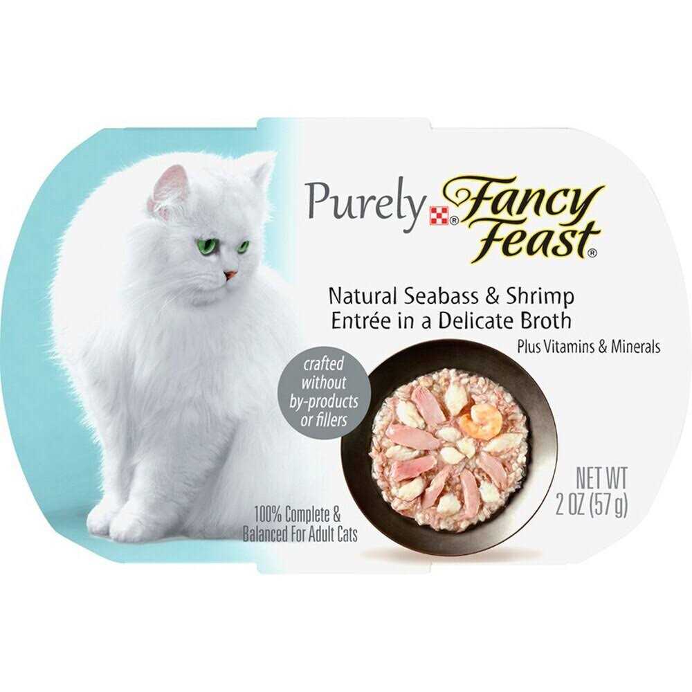 Natural Seabass & Shrimp in Broth Cat Food Y23864